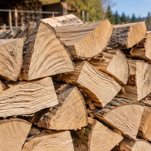 Beispielbild: Esche als Brennholz